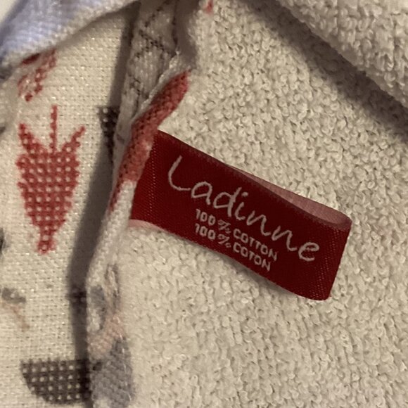 6 Christmas Towels Kitchen Linens Tea Towel Hand Towel Cooking - Picture 7 of 9